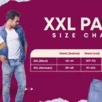 xxxl xxl xl size pant chart inches cm means for women man in USA, UK, Europe and Australia